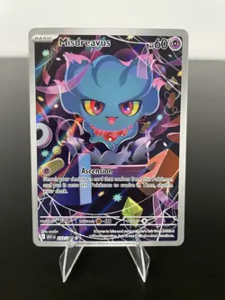 Pokemon Ascended Heroes Misdreavus 233/217 Illustration Rare 2026 NM Pack Fresh - Image 1