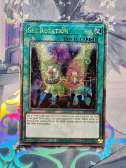 RA03-EN065 Set Rotation Platinum Secret Rare 1st Edition Near Mint YuGiOh TCG - Image 1