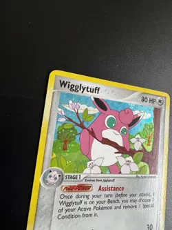 Pokemon TCG Wigglytuff 52/112 FireRed & LeafGreen Reverse Holo LP - Image 2