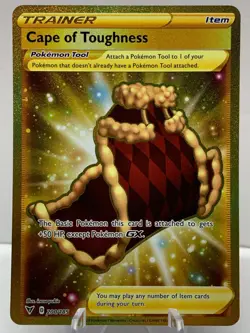 Pokemon Cape of Toughness 200/185 Vivid Voltage Sword & Shield SECRET RARE - Image 2