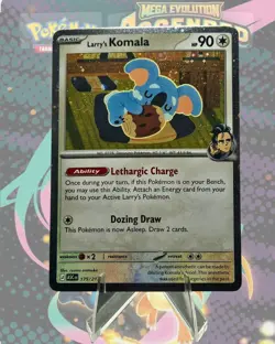 Larry's Komala - (Cosmo Holo) 175/217 Pokemon TCG NM - Image 1
