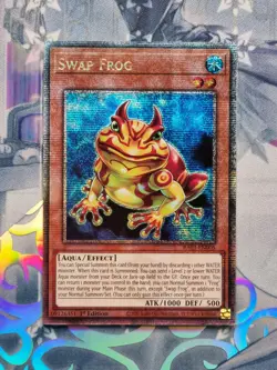 RA03-EN005 Swap Frog Platinum Secret Rare 1st Edition Near Mint YuGiOh TCG - Image 1