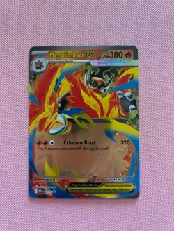 Mega Emboar ex 035 Me: Mega Evolution Promo Holo - English - Pokemon TCG - Image 1