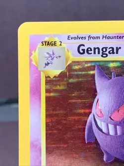 Pokemon TCG Gengar 5/62 Holo Rare Fossil Set 1999 VTG WOTC LP-/MP+ - Image 2