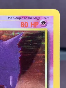 Pokemon TCG Gengar 5/62 Holo Rare Fossil Set 1999 VTG WOTC LP-/MP+ - Image 3
