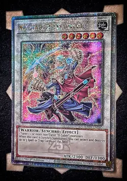 XX-Saber Hyunlei RA04-EN140 Quarter Century Rare 1st Edition Yugioh - Image 1