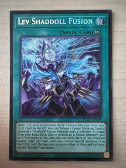 Yugioh Lev Shaddoll Fusion BLGG-EN024 Secret Rare 1st Edition Near Mint - Image 1