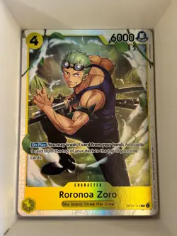 OP15-113 Roronoa Zoro English SR One Piece TCG Card Game - Image 1