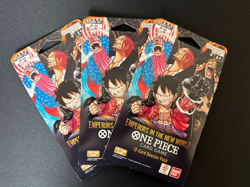 One Piece Bundle - Emperors In The New World - (3) New Sleeved Booster Pks OP-09 - Image 1