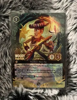 Disney Lorcana Woody - Jungle Guide Floodborn Enchanted 54/P3 Cold Foil EN - Image 1