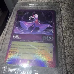 Elsa - The Fifth Spirit - Disney Lorcana Gift Box Promo Glitter - Sealed - Image 1