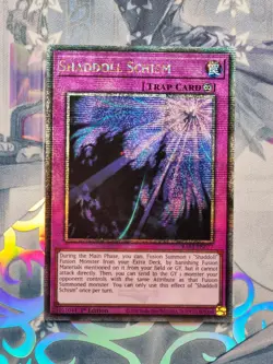 RA01-EN077 Shaddoll Schism Platinum Secret Rare 1st Edition Near Mint YuGiOh TCG - Image 1