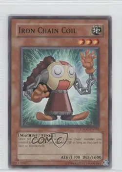 Iron Chain Coil Unlimited YuGiOh Crossroads of Chaos #CSOC-EN020 2008 READ - Image 1