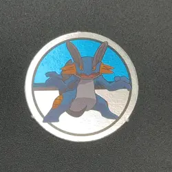Swampert Pokemon Paper Ginpika Medal Card Nintendo Japanese Rare TCG S206-19 - Image 3