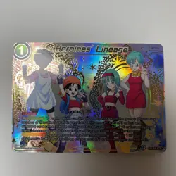 Dragon Ball Super Card Heroines’ Lineage EB1-68 SCR HOLO - Image 2