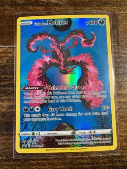 Galarian Moltres SWSH284 Sword & Shield Black Star Promo Pokemon TCG Card - Image 1