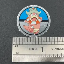Slowking Pokemon Paper Ginpika Medal Card Nintendo Japanese Rare TCG S206-18 - Image 2
