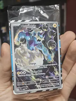 Pokemon TCG Thundurus 209 Pokemon Center Stamped Black Star Promo Card Sealed - Image 1