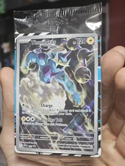 Pokemon TCG Thundurus 209 Pokemon Center Stamped Black Star Promo Card Sealed - Image 2