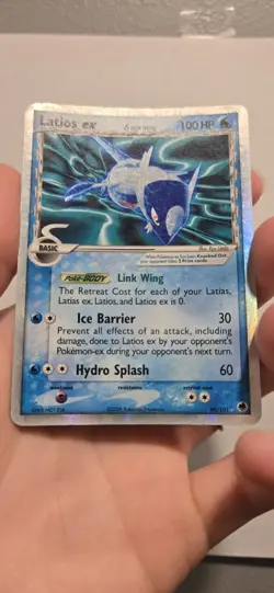 Pokemon Latios EX Dragon Frontiers Ultra Rare Holo Card 96/101 Delta Species - Image 1