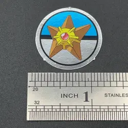 Staryu Pokemon Paper Ginpika Medal Card Nintendo Japanese Rare TCG S206-17 - Image 2