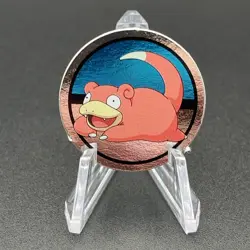 Slowpoke Pokemon Paper Ginpika Medal Card Nintendo Japanese Rare TCG S206-16 - Image 1