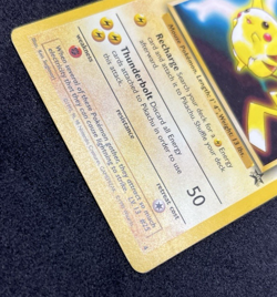Pikachu Pokemon Card WB Movie Black Star Promo Stamped 4 Vintage WOTC - F/S - Image 3