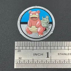 Slowbro Pokemon Paper Ginpika Medal Card Nintendo Japanese Rare TCG S206-15 - Image 2