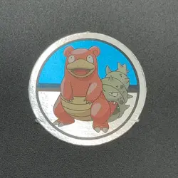 Slowbro Pokemon Paper Ginpika Medal Card Nintendo Japanese Rare TCG S206-15 - Image 3