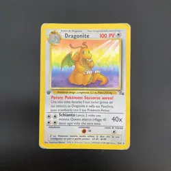 Pokemon Card Dragonite Holo 1a EDIZIONE 4/62 Fossil ITA italiano played PL - Image 1
