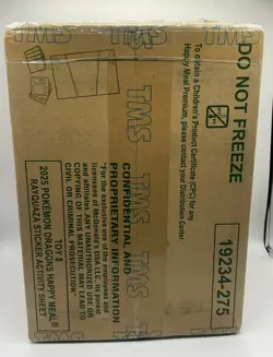 2025 Toy 8 Rayquaza McDonalds Pokemon Card 150 Pack Count Sealed Boxed - Image 1
