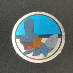 Mudkip Pokemon Paper Ginpika Medal Card Nintendo Japanese Rare TCG S206-13 - Image 3