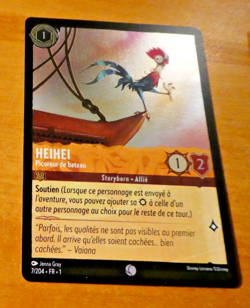 LORCANA TRADING CARD TCG DISNEY CHAPITRE 1 CARTE FOIL HEIHEI 7/204 SR FR MINT - Image 1