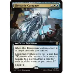 Presale Biorganic Carapace (extended Art) X4 M/NM Magic MTG Marvel's Spider-man - Image 1