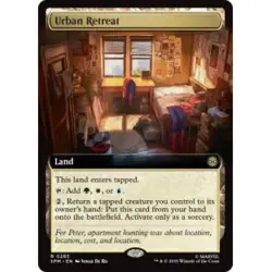 Presale Urban Retreat (extended Art) X4 M/NM Magic MTG Marvel's Spider-man - Image 1