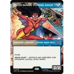Presale Spider-woman, Stunning Savior (borderless) X4 MTG Marvel's Spider-man - Image 1