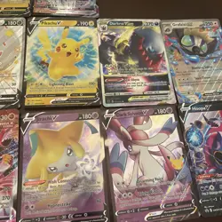 Pokemon TCG 5 Oversized Card Lot Jumb Promo Vmax Randomly selected NO DOUBLES - Image 1