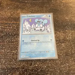 Cubchoo Master Ball Pattern Holo Card 025/086 Black Bolt - Image 2