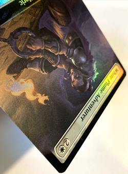 MTG White Plume Adventurer *EXTENDED ART FOIL* Battle for Baldurs Gate 558 NM - Image 4