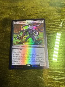 Shark Shredder, Killer Clone- Mtg: TMT - P 0320 *foil Promo - Image 1