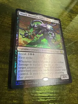 Shark Shredder, Killer Clone- Mtg: TMT - P 0320 *foil Promo - Image 4