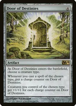 X 1 Door of Destinies NM-M C17 879 MTG Magic The Gathering - Image 1