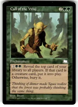Magic: The Gathering Enchantment Call of the Wild Rare Regular MTG - Image 1