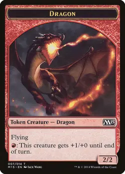 4x Dragon Token - NM/LP - Magic 2015 - SPARROW MAGIC - Image 1