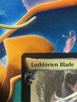 C5174 MAGIC MTG COMMANDER LORD RINGS LOTR LOTHLORIEN BLADE #0487 LP FOIL SHOWCAS - Image 3