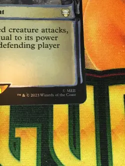 C5174 MAGIC MTG COMMANDER LORD RINGS LOTR LOTHLORIEN BLADE #0487 LP FOIL SHOWCAS - Image 5