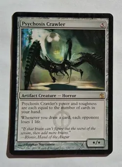 Magic MTG - Psychosis Crawler - Mirrodin Besieged - MP - Image 1