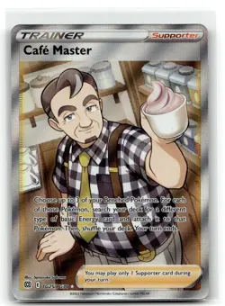 Cafe Master TG25/TG30 Ultra Rare Brilliant Stars Trainer Gallery Pokemon NM b6 - Image 1