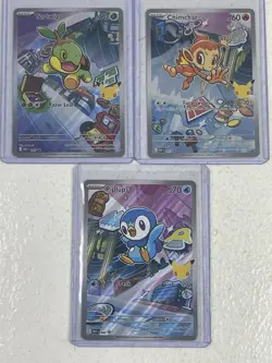 Pokemon TCG First Partner Illustration Collection Series 1 Gen 4 Sinnoh Starters - Image 2