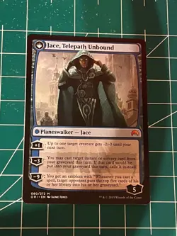 MtG Jace, Vryn's Prodigy Jace, Telepath Unbound #60 Magic Magic Origins LP - Image 2